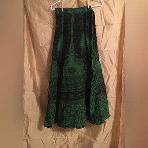 Beautiful wrap around skirt made in India tags on